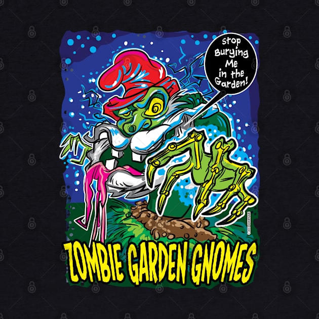 Zombie Garden Gnome by eShirtLabs